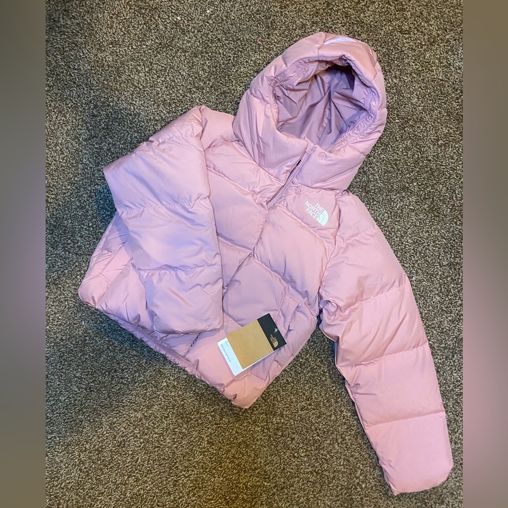 Girls North Face down jacket